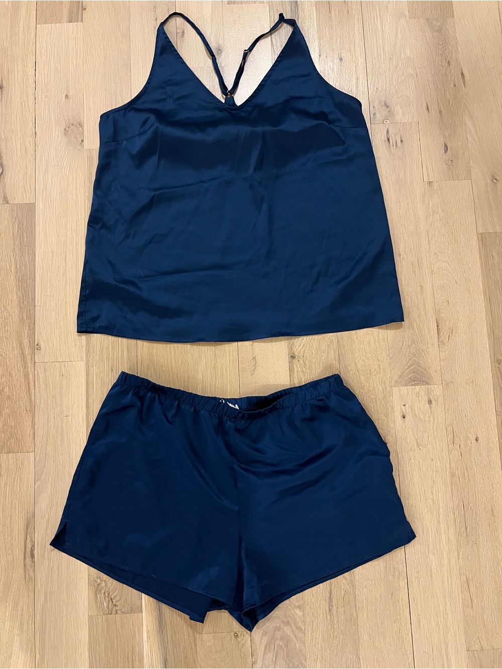 stars above Navy Satin Cami & Short Sleep Set